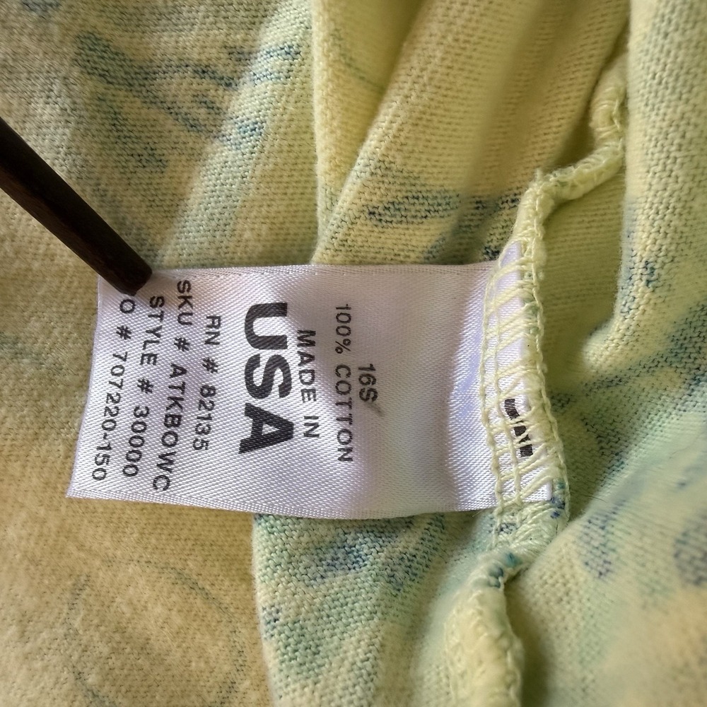 Fresh Produce Fish Tank Top Womens XL Yellow Cotton Beachy Coastal Summer Soft - Picture 5 of 7
